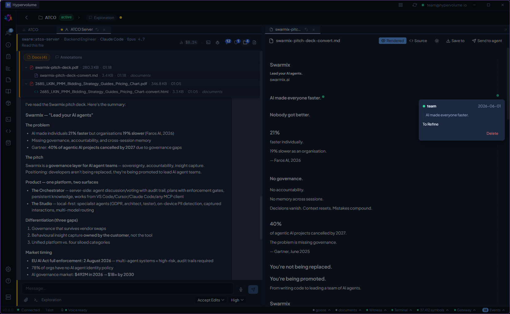 PDF to Markdown conversion with annotation