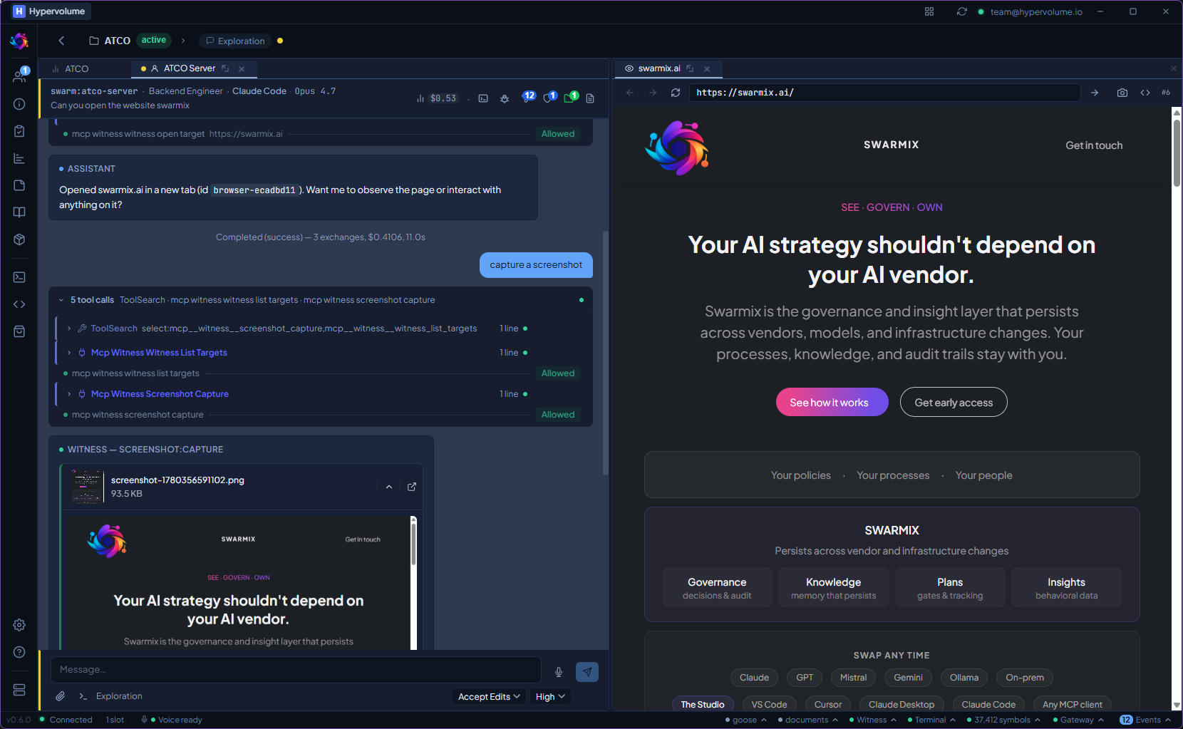 Website screenshot capture